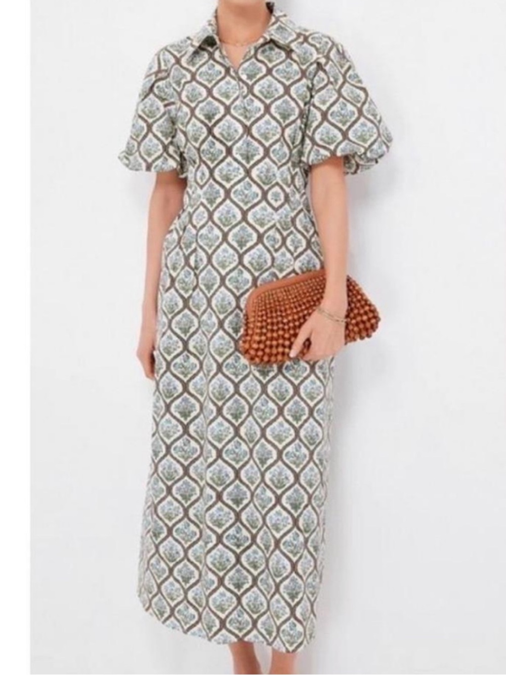 Like New Tuckernuck PORCELAIN BOUQUET DELANEY DRESS